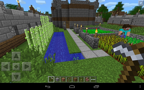 Play Minecraft Pocket Edition with your Android